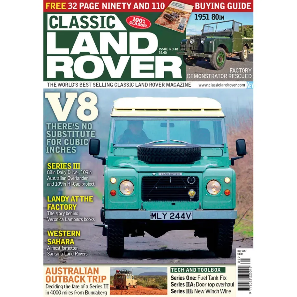 Classic Land Rover tidning maj 2017 lösnummer med köpguide