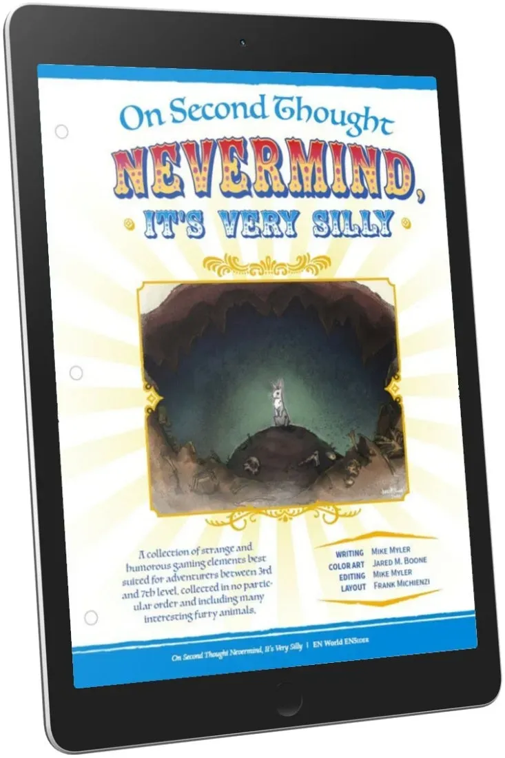 EN Publishing On Second Thought Nevermind It's Very Silly rollspels-pdf