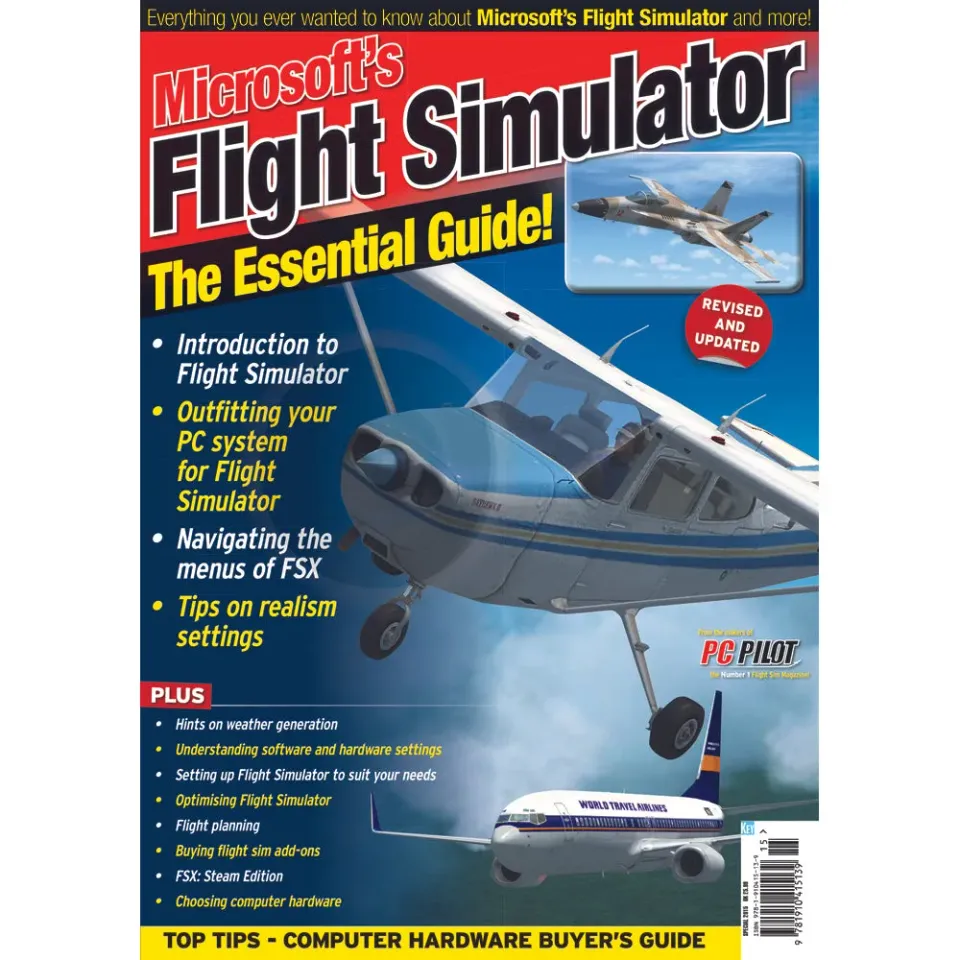 Microsoft Flight Simulator Essential Guide tidning 100 sidor