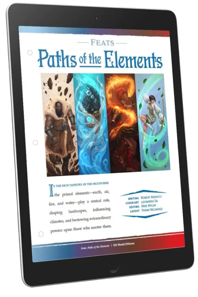 EN Publishing Paths of the Elements feats PDF element