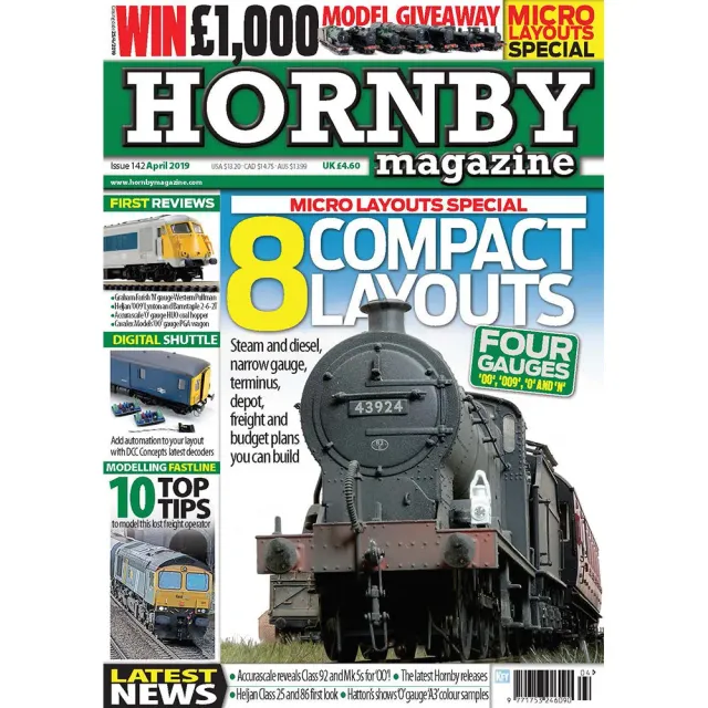 Hornby Magazine april 2019 tidning micro layouts