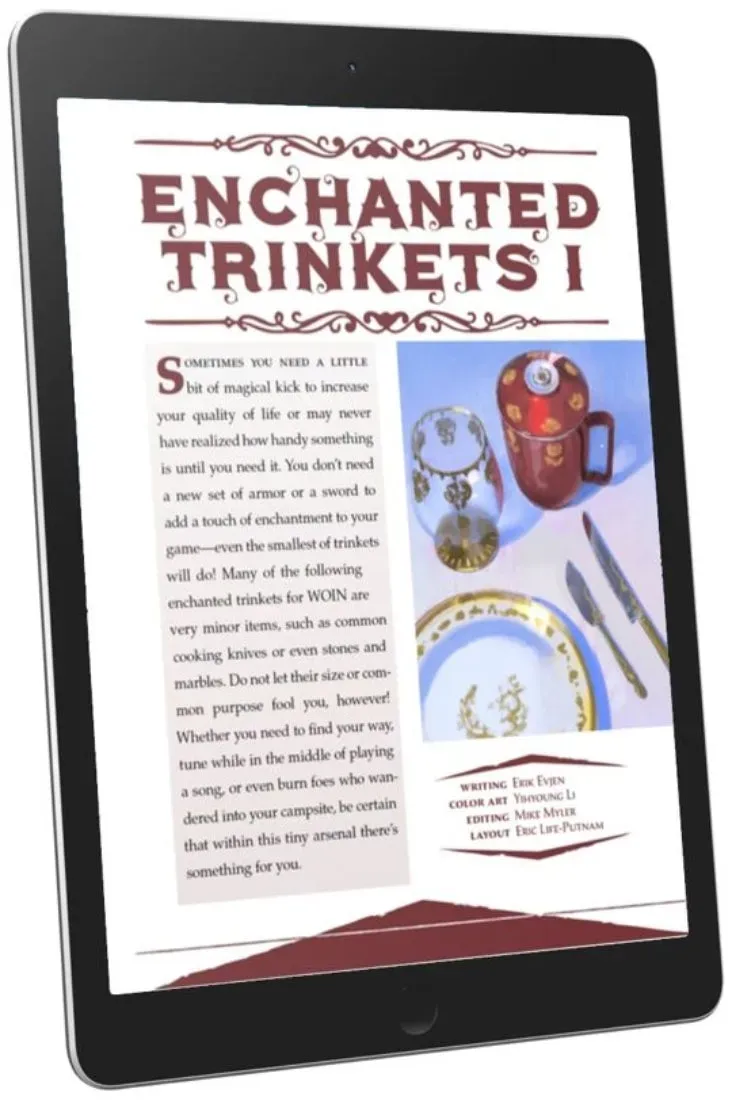 EN Publishing Enchanted Trinkets I magiska föremål PDF 13 prylar