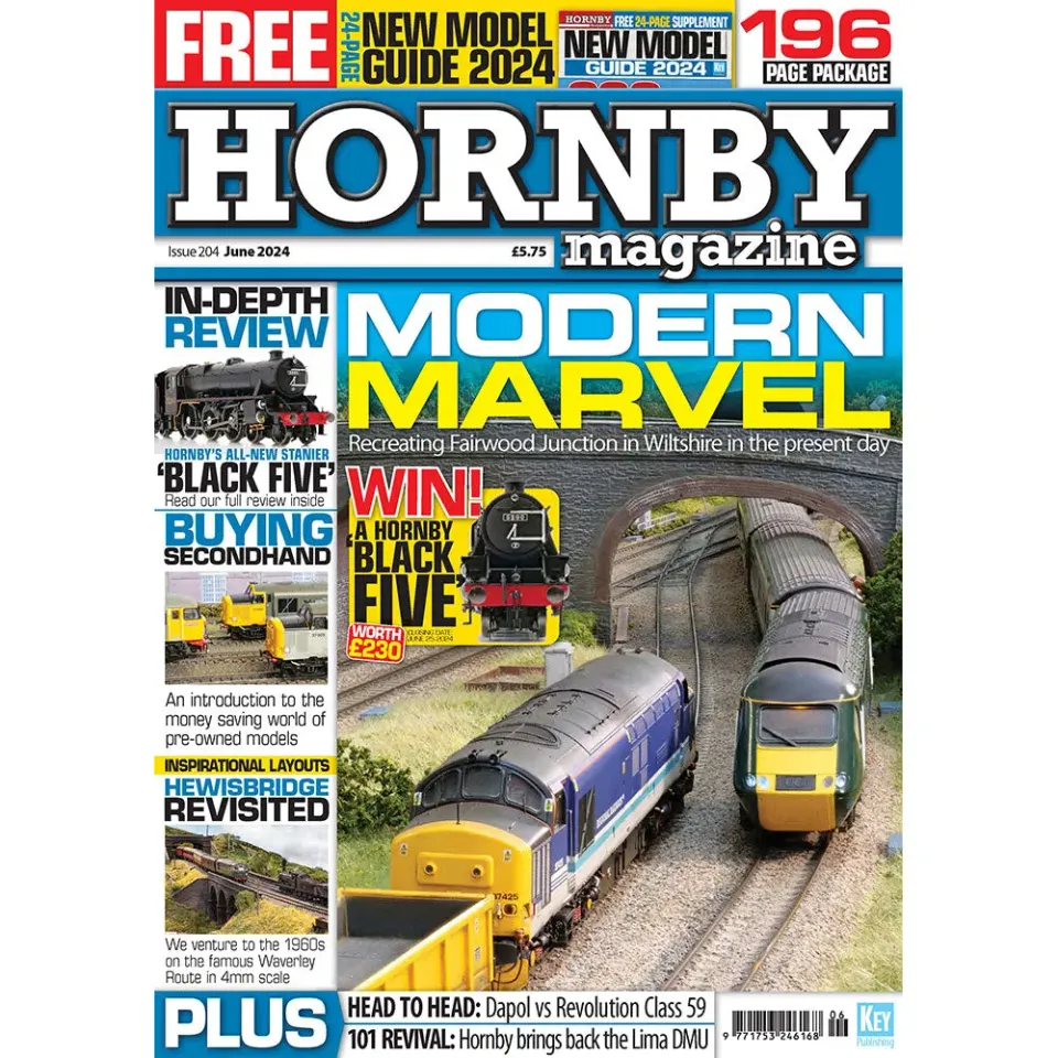 Hornby Magazine juni 2024 tidning lösnummer modelljärnväg