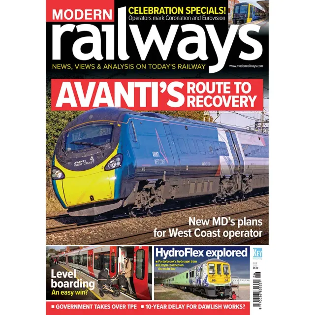 Modern Railways juni 2023 tidning lösnummer kröning