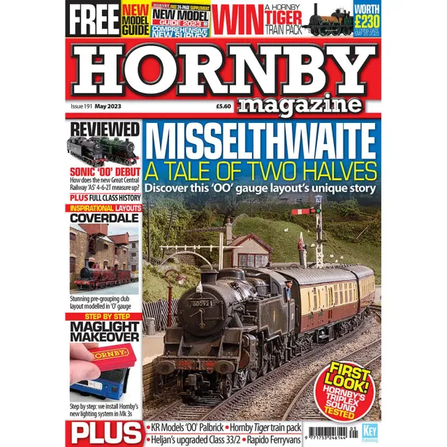 Hornby Magazine maj 2023 tidning lösnummer modelljärnväg