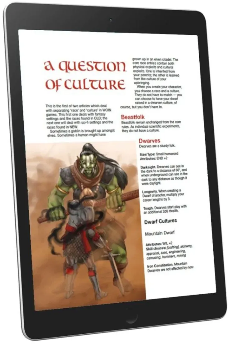 EN Publishing WOIN A Question of Culture rollspel PDF