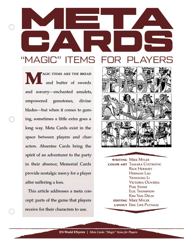 EN Publishing Meta Cards Magic Items tillägg PDF