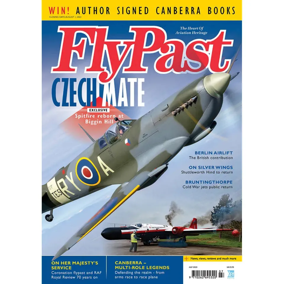 FlyPast July 2023 tidning Spitfire