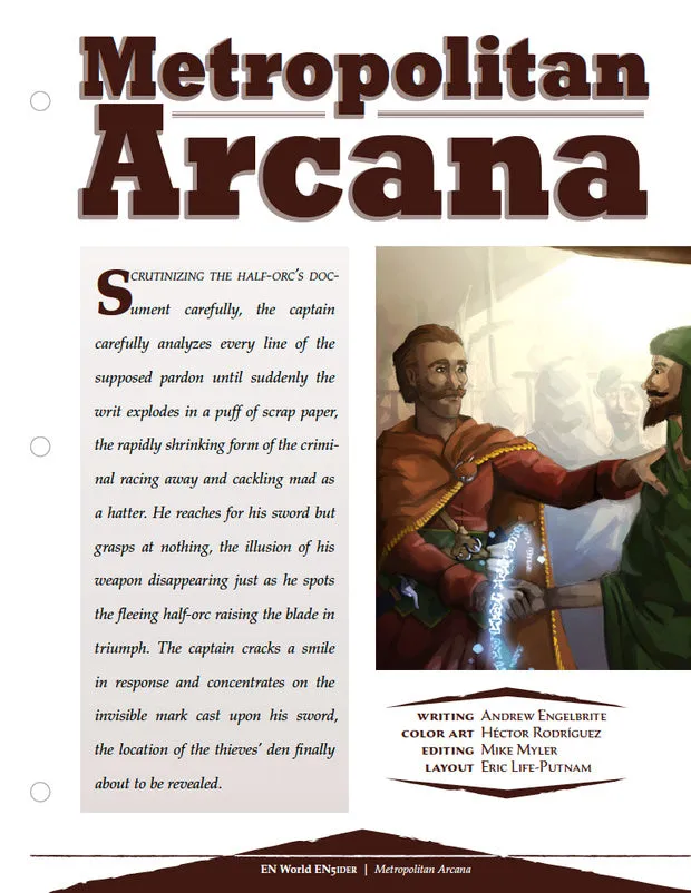 EN Publishing Metropolitan Arcana pdf stadsbesvärjelser
