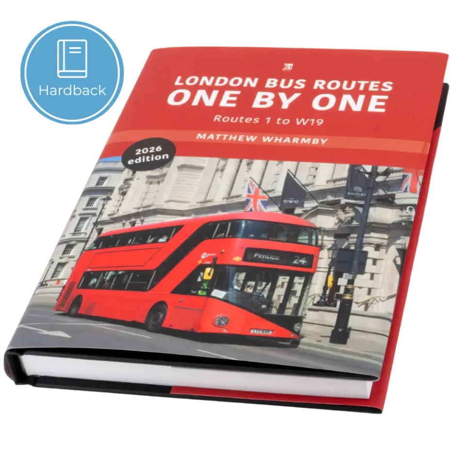 Key Books London Buses Routes One by One bok 2026 elbussar
