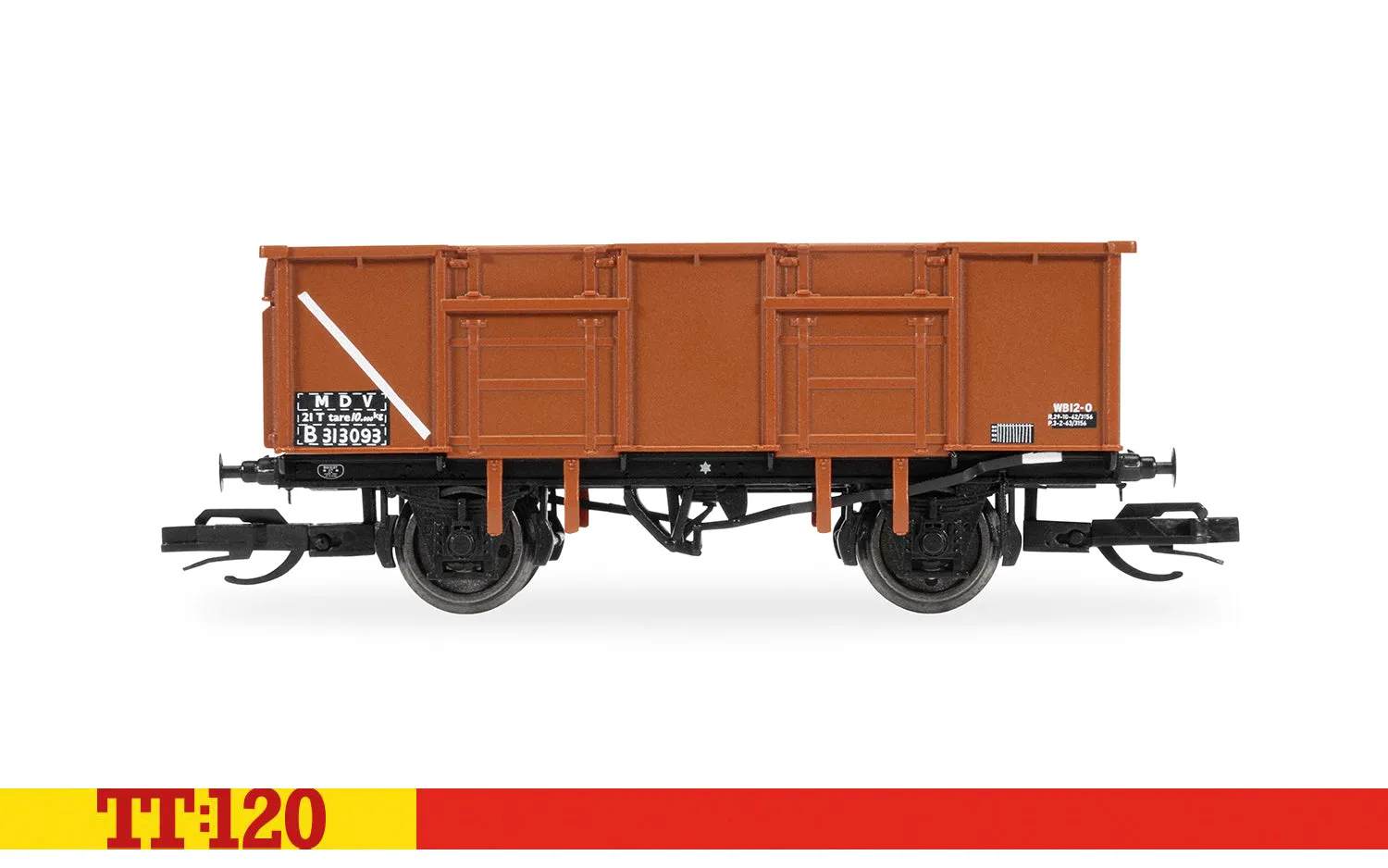 Hornby TT:120 BR 21 ton mineralvagn modellvagn 3-pack bauxit
