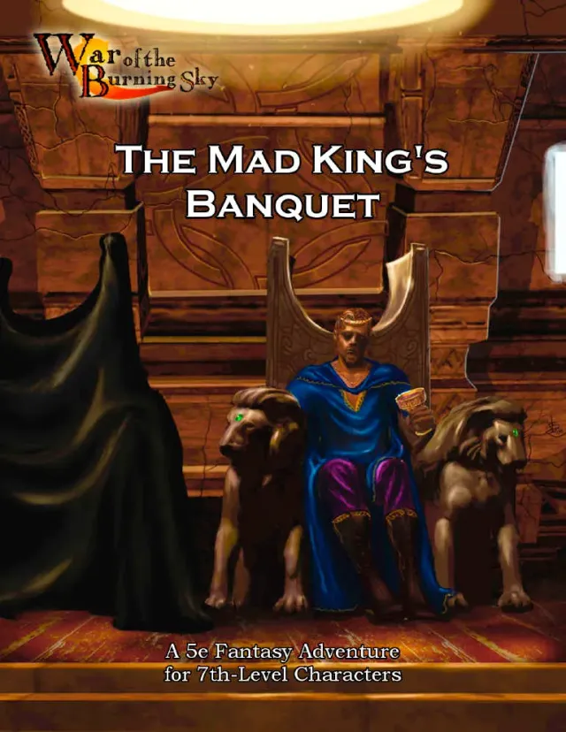 EN Publishing War of the Burning Sky 4 The Mad King's Banquet äventyr PDF
