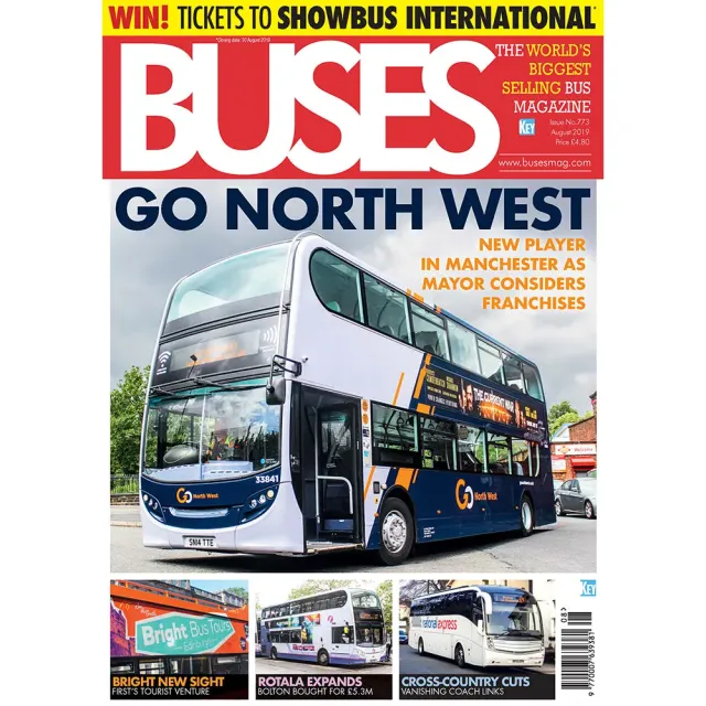 Buses augusti 2019 tidning busshistoria