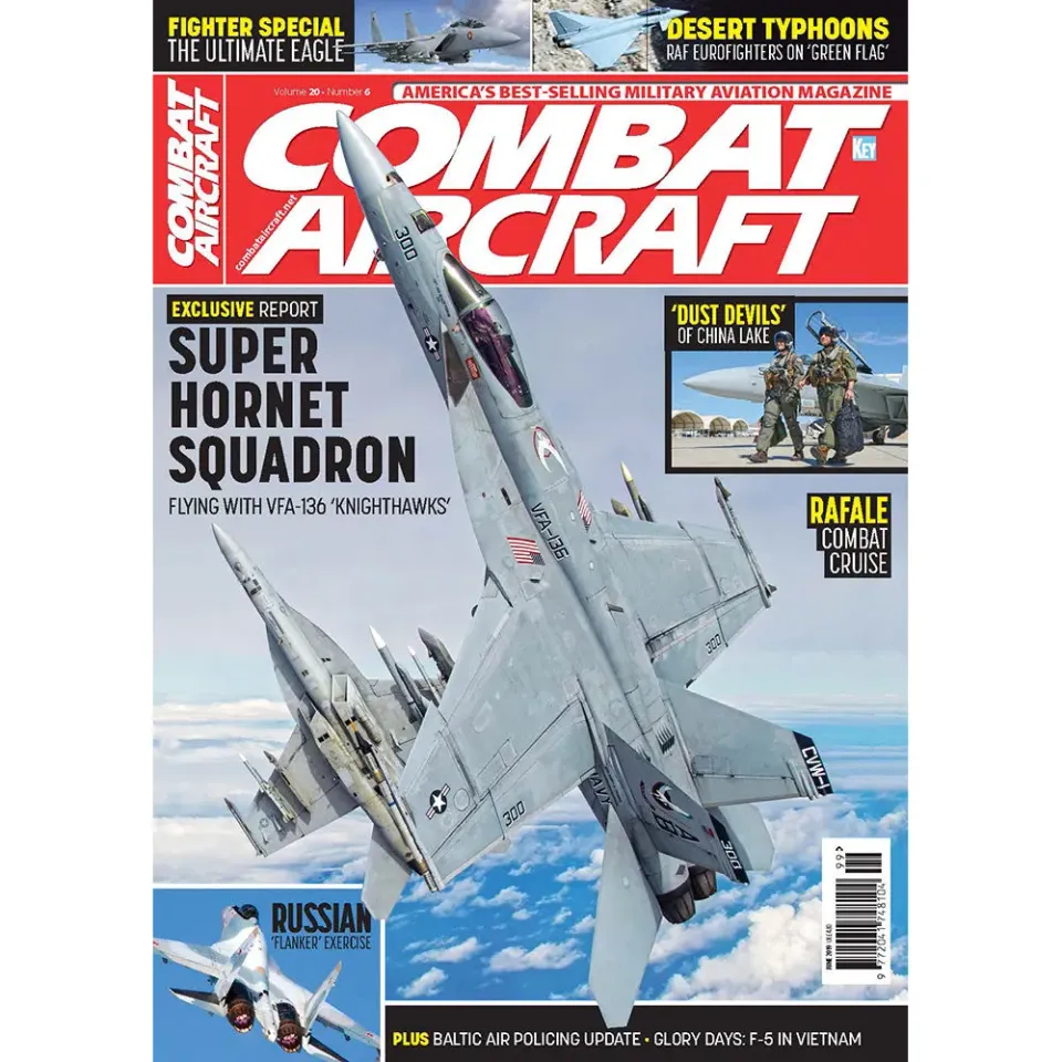 Combat Aircraft Journal June 2019 tidning stridsflyg