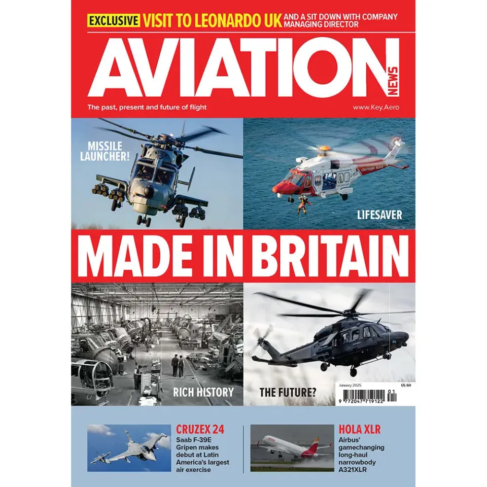 Aviation News januari 2025 tidning flyghistoria