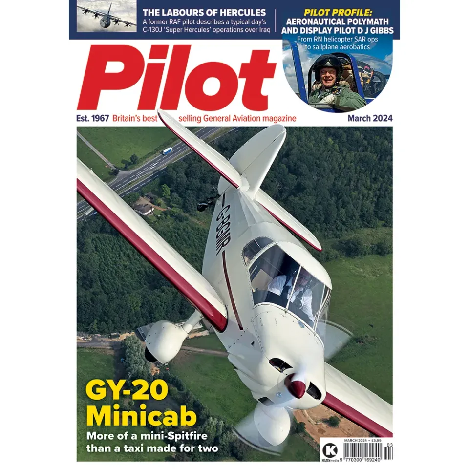 Pilot Magazine mars 2024 tidning lösnummer sportflyg