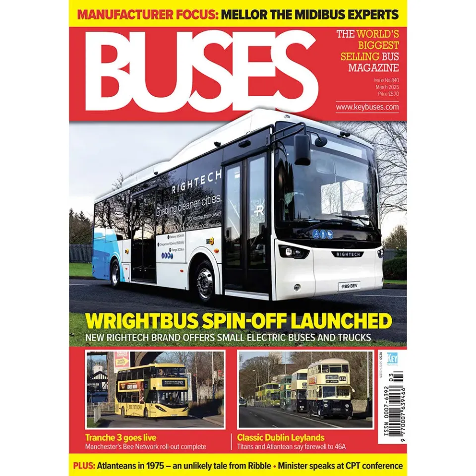 Buses tidning mars 2025 busstidning Mellor-manufaktur
