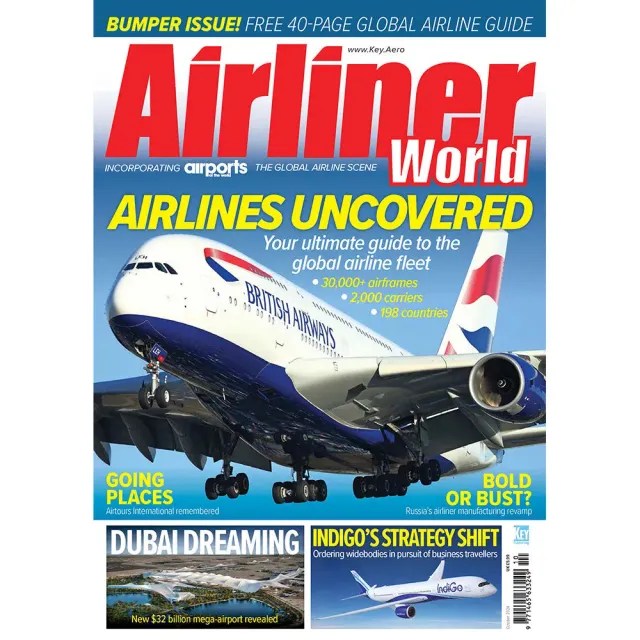 Key Airliner World oktober 2024 tidning lösnummer fleet guide