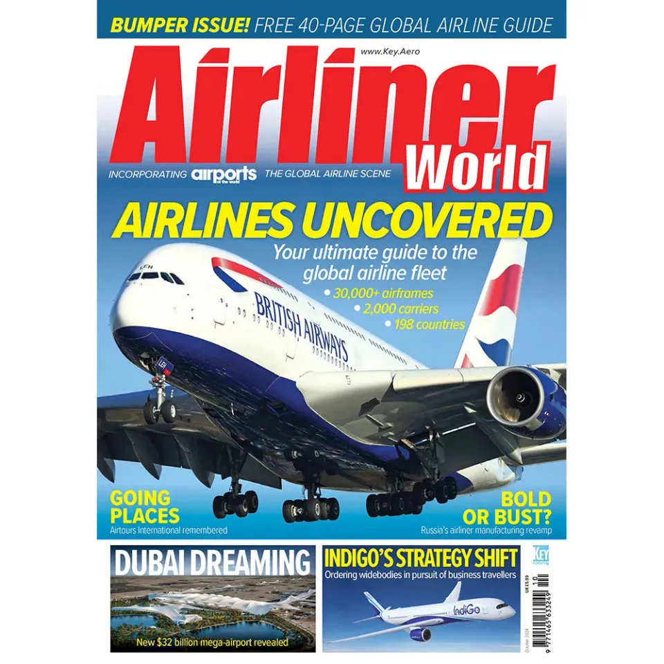 Key Airliner World oktober 2024 tidning lösnummer fleet guide