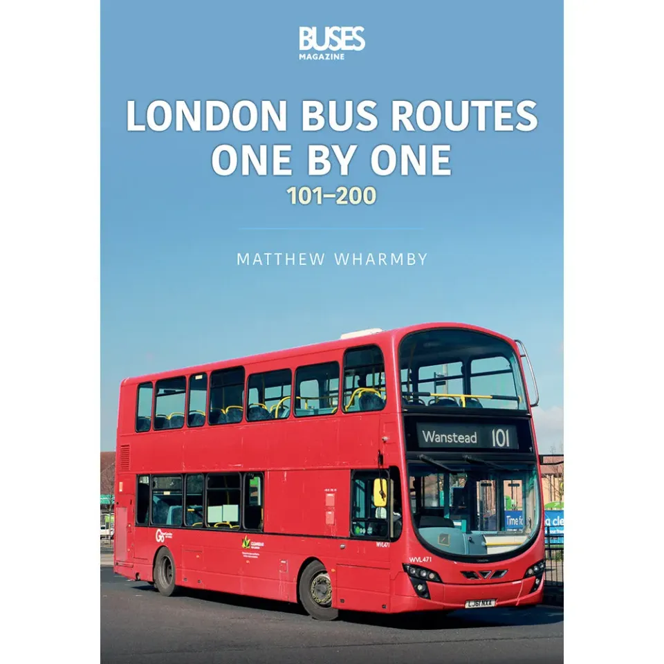 London Bus Routes One by One 101-200 pocketbok 96 sidor bussbilder