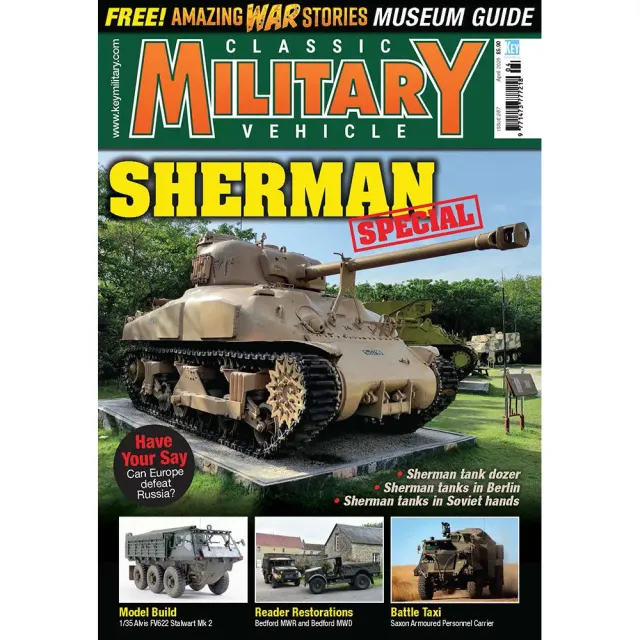 Classic Military Vehicle april 2025 tidning Sherman special