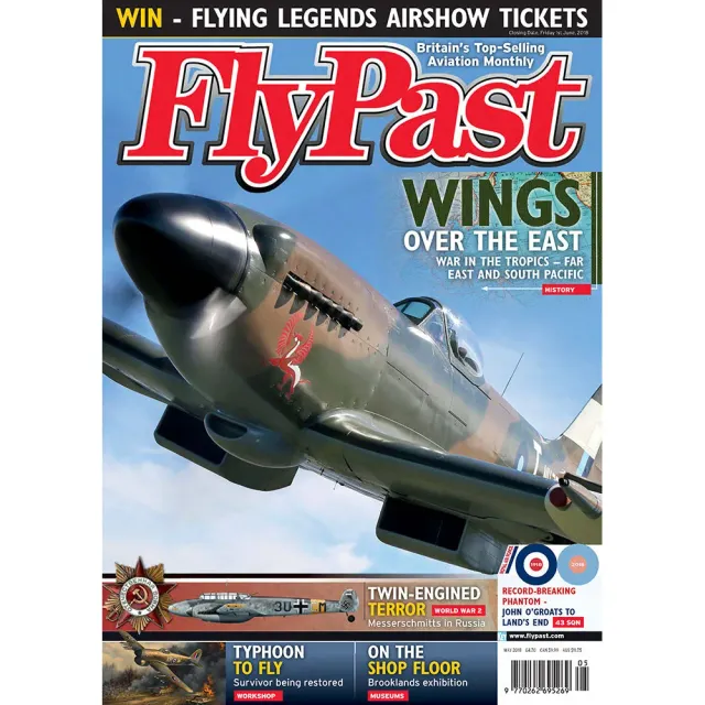 FlyPast maj 2018 tidning läsexemplar 132 sidor