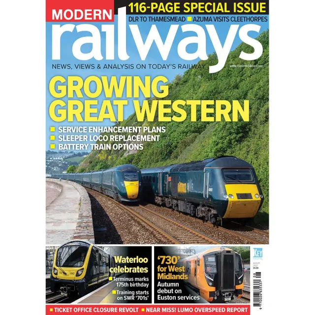 Why we love Taylor Swi Modern Railways August 2023 tidning