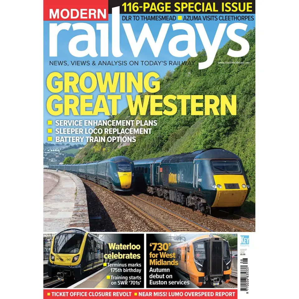 Why we love Taylor Swi Modern Railways August 2023 tidning