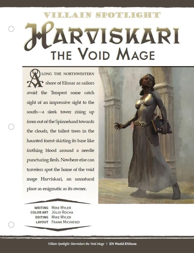 EN Publishing Harviskari the Void Mage skurk pdf