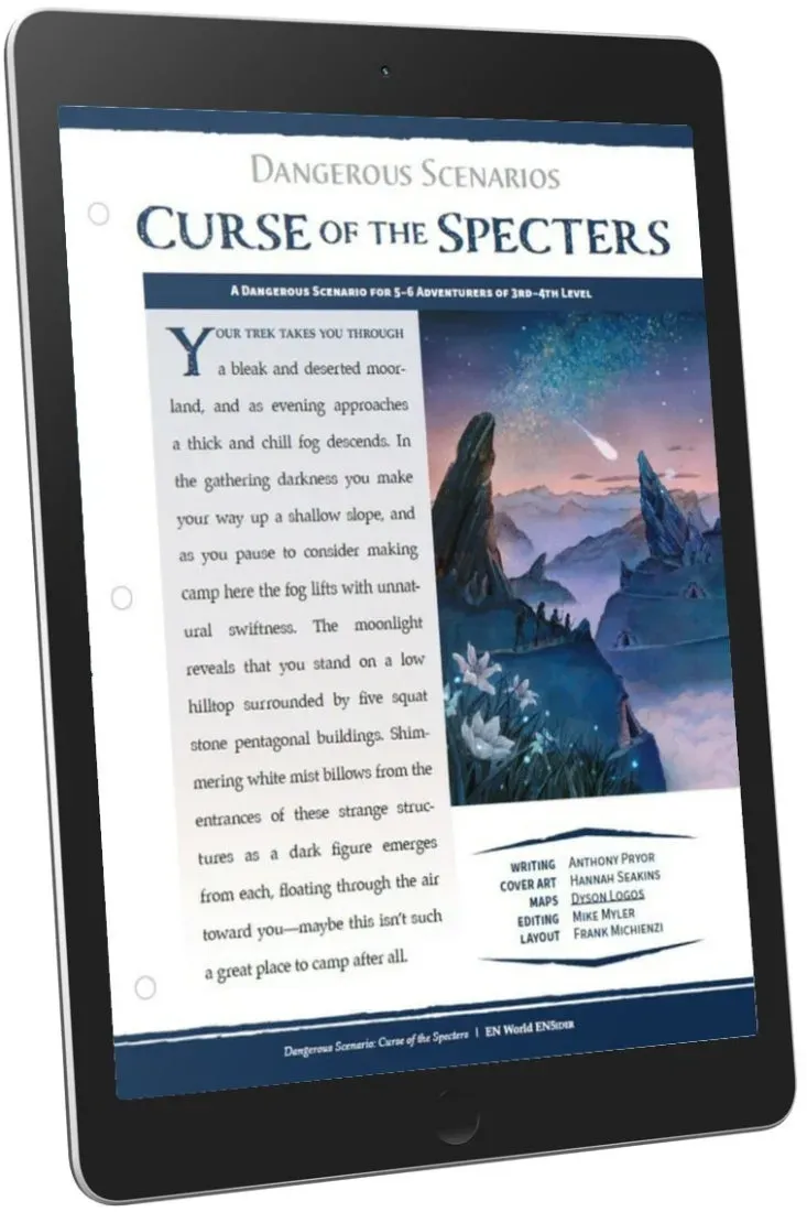 EN Publishing Dangerous Scenarios Curse of the Specters äventyr PDF