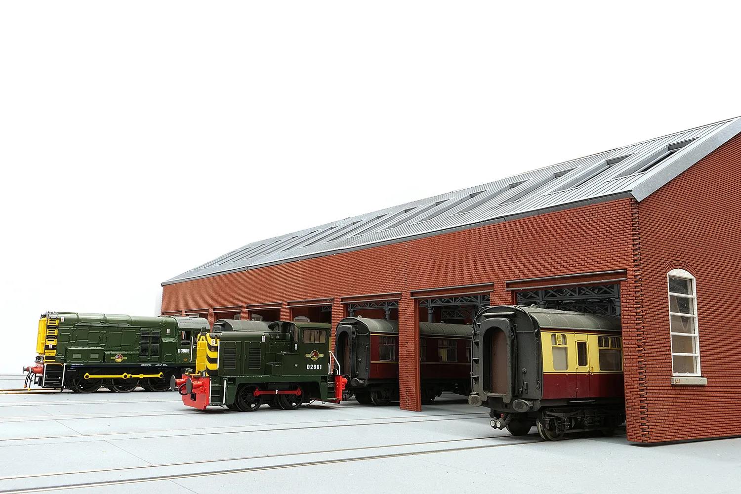 PJM Models Derby Works takförlängning byggsats OO