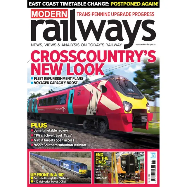 Modern Railways maj 2024 tidning lösnummer brittiska tåg