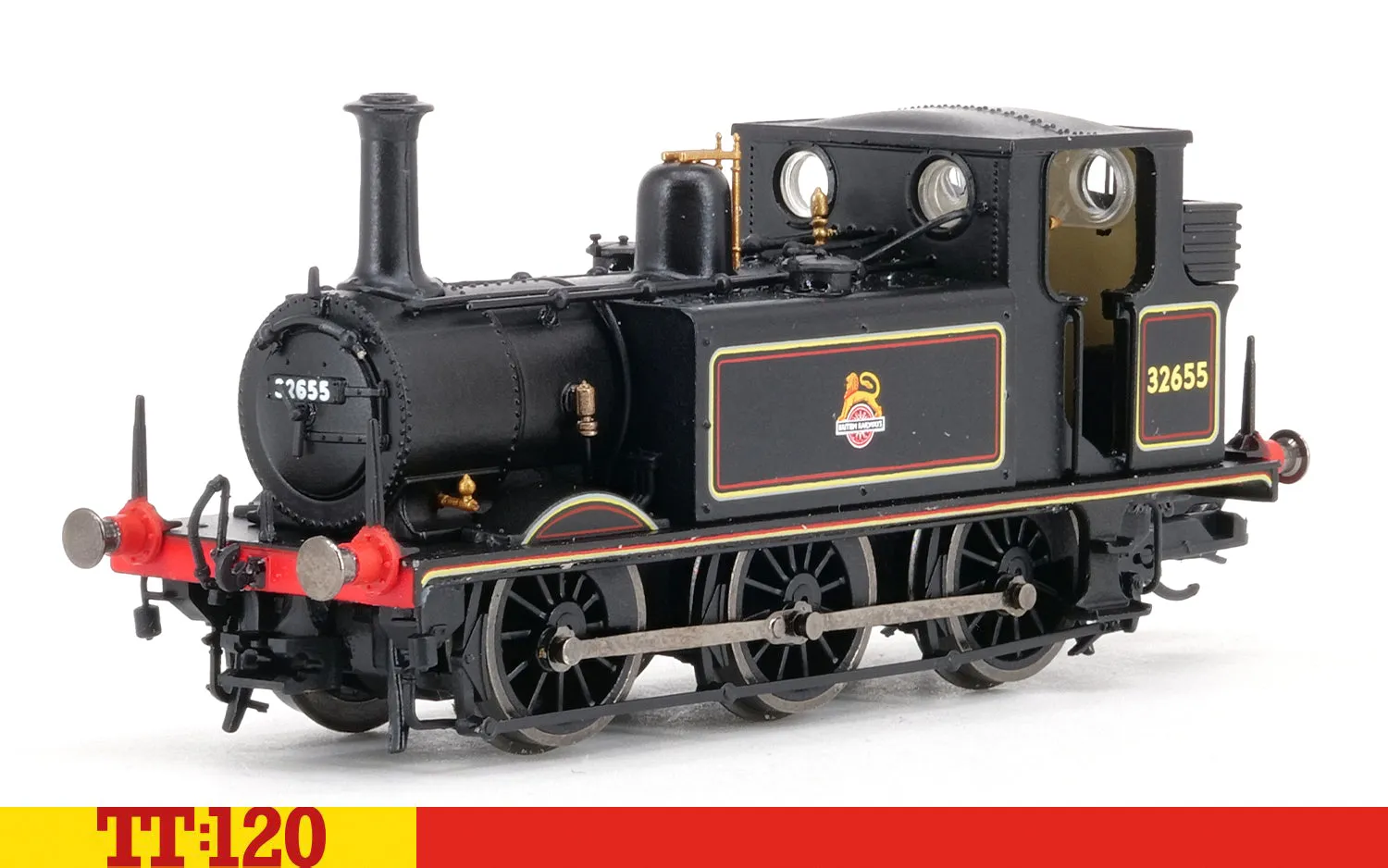 Hornby TT:120 BR Terrier 0-6-0T 32655 ånglok
