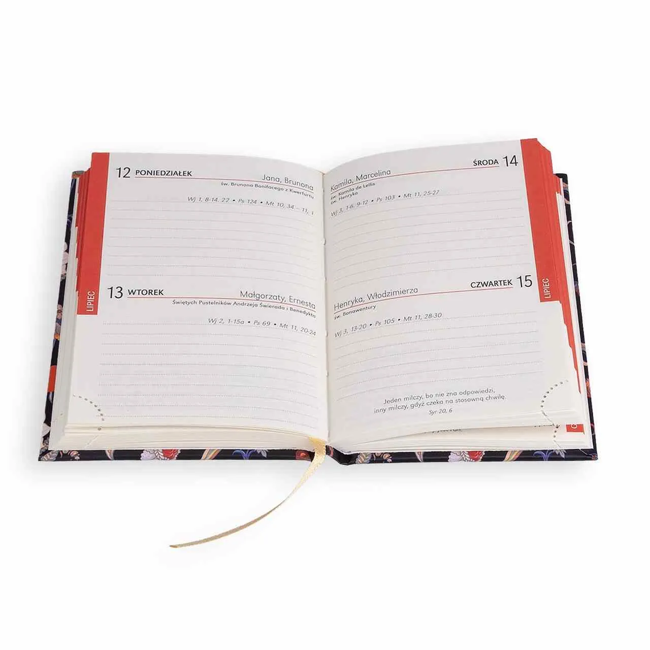 Sharon Standard fickkalender B7 2027 marmor