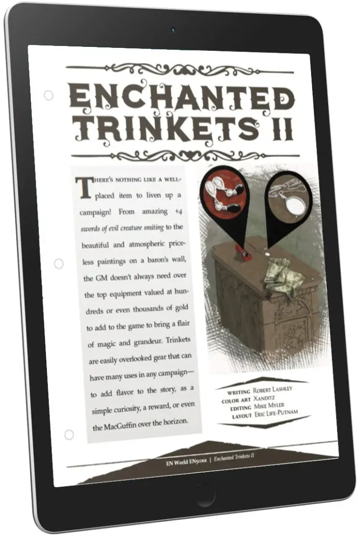 EN Publishing Enchanted Trinkets II rollspel PDF 13 föremål
