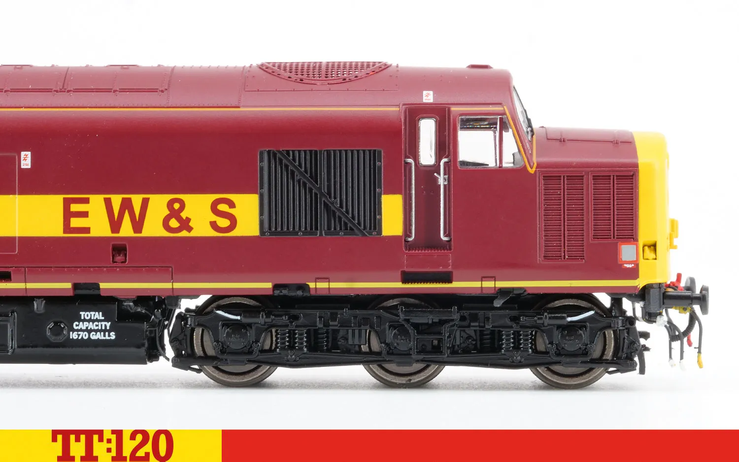 Hornby TT:120 Class 37 37704 modellok DCC-ready EWS