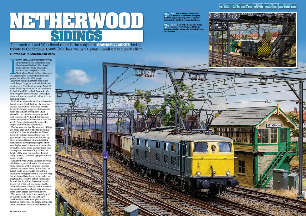 Hornby Magazine november 2024 tidning 180 sidor modell