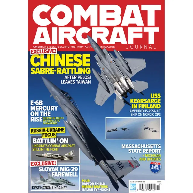 Combat Aircraft Journal nov 2022 tidning stridsflyg