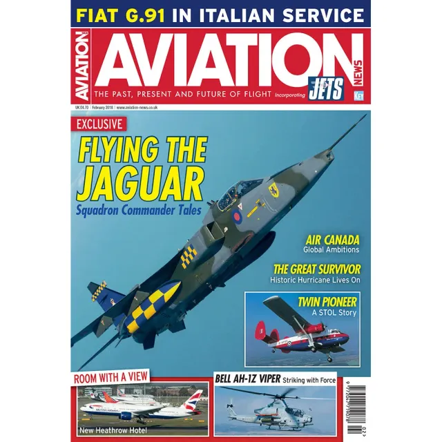 Aviation News February 2018 tidning flyghistoria
