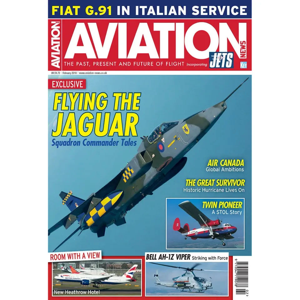 Aviation News February 2018 tidning flyghistoria