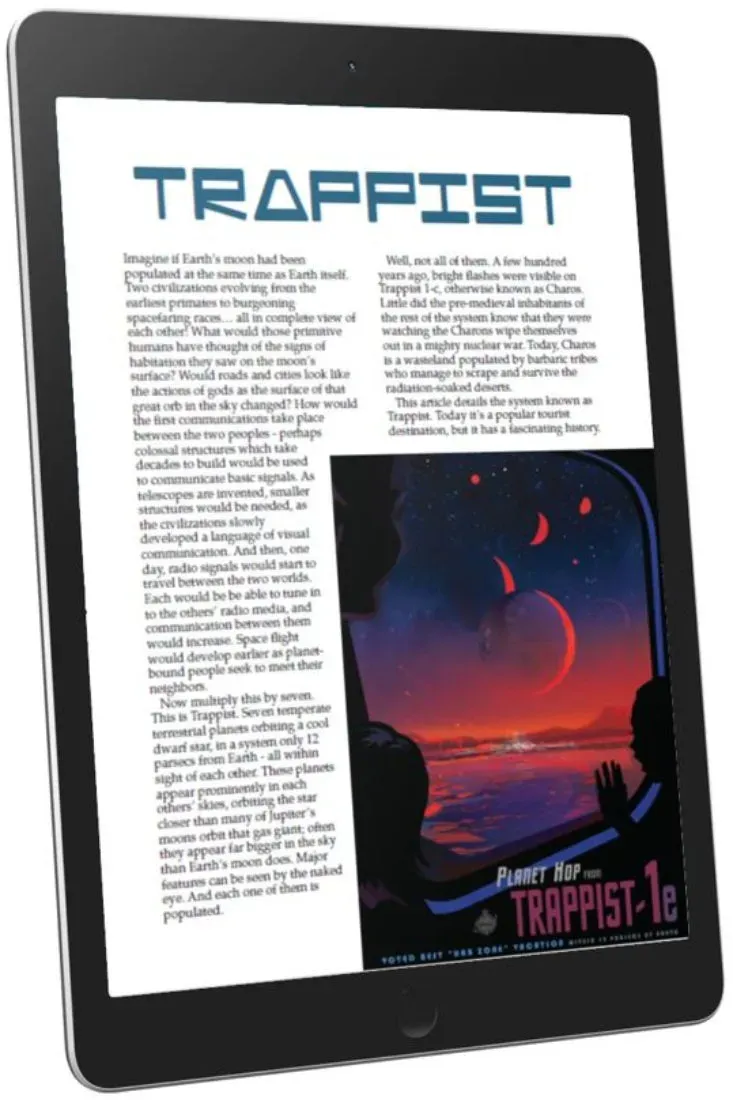 EN Publishing Trappist WOIN pdf 15 sidor stjärnsystem