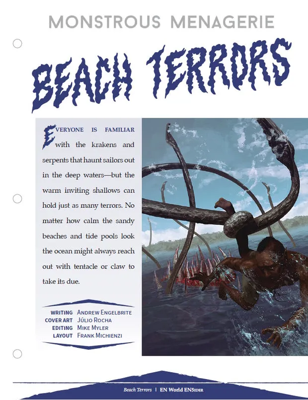 EN Publishing Beach Terrors monster PDF 5e