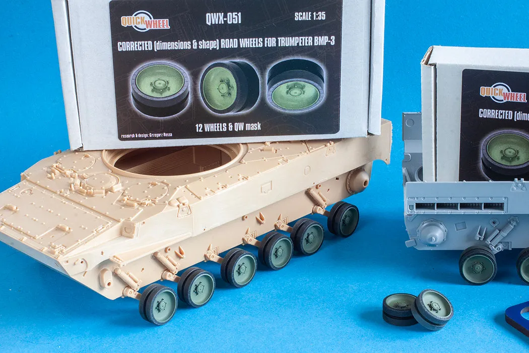 Rossagraph QuickWheel QWX-051 hjulset BMP-3 1/35