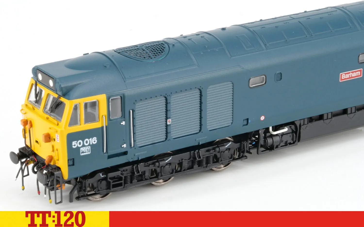 Hornby TT:120 Class 50 50016 Barham modellok BR blue