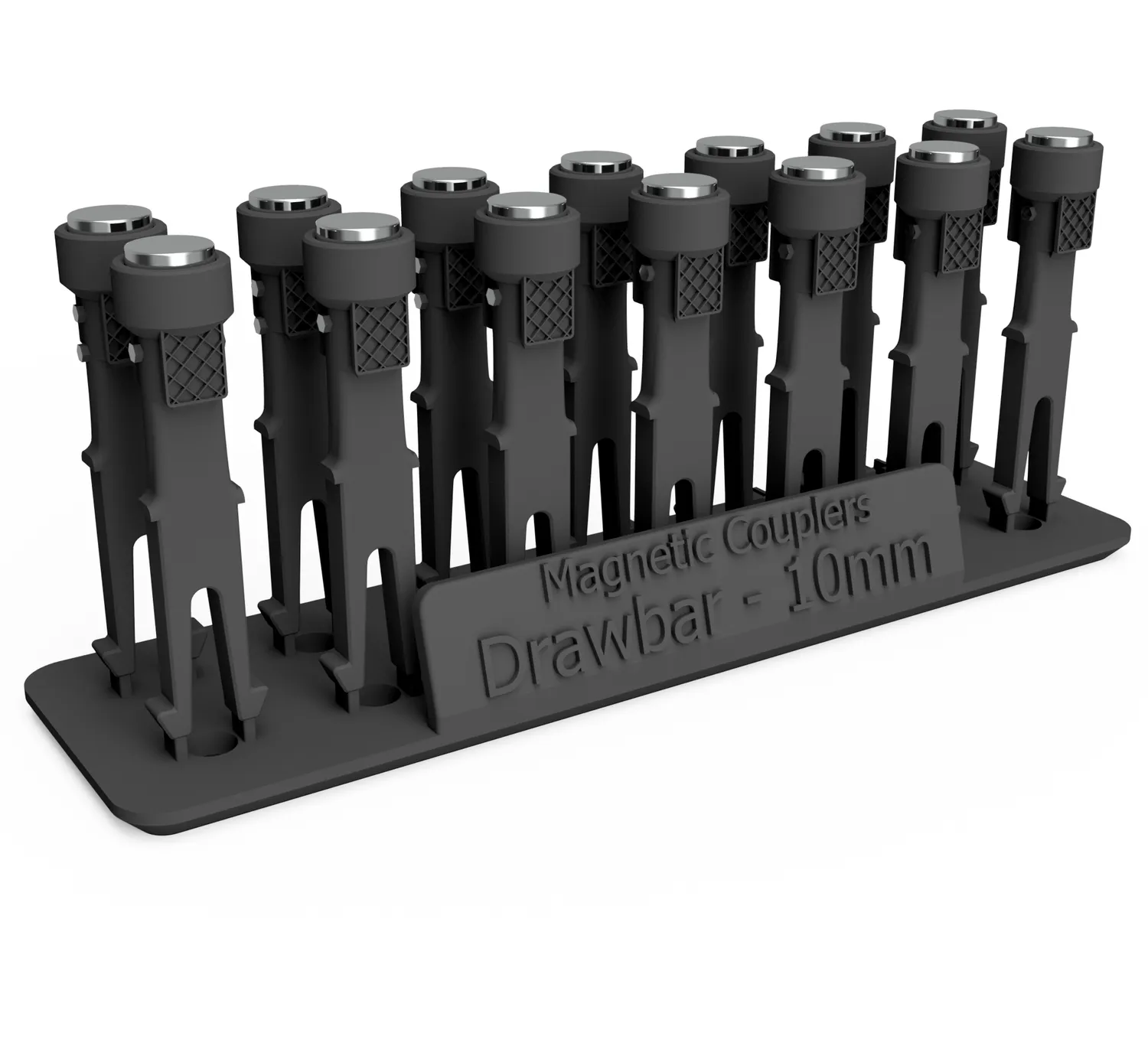 Rusty Rails OO 10 mm magnetkoppling NEM 7-par