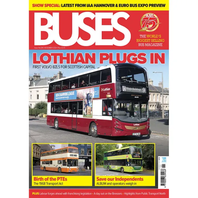 Buses November 2024 tidning bussar
