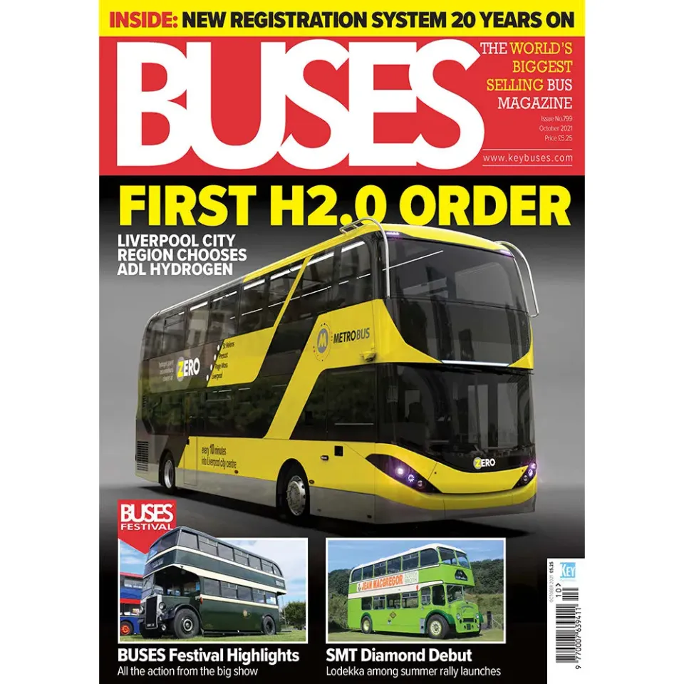 Buses oktober 2021 tidning lösnummer vätgasbussar
