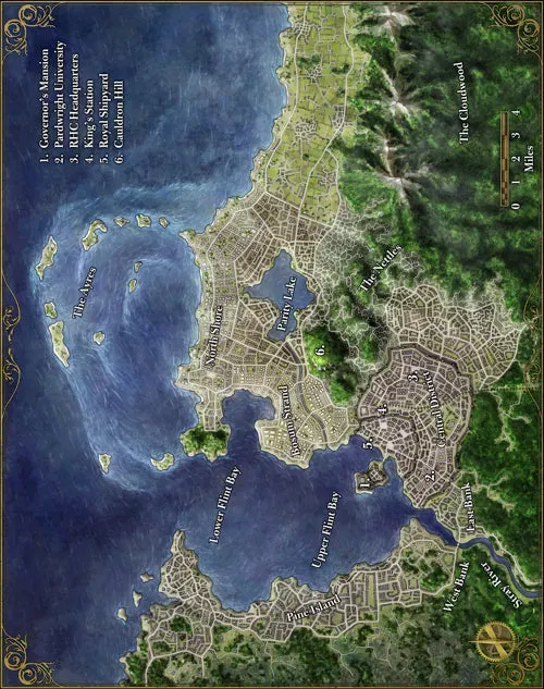 EN Publishing Zeitgeist City of Flint affischkarta 24x18 karta