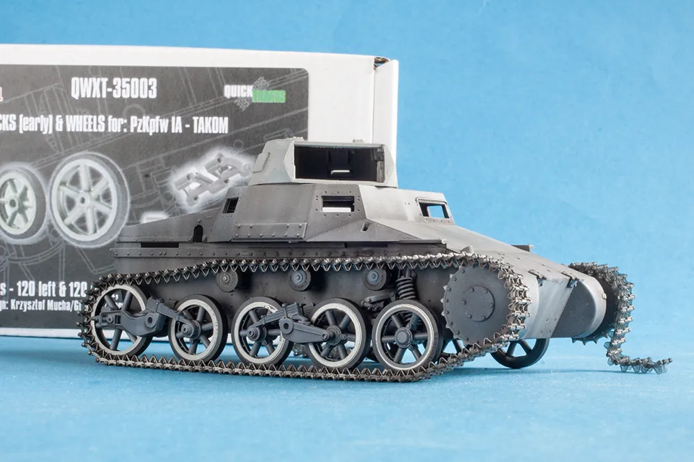 Rossagraph QuickWheel QWXT-35003 band- och hjulset 1/35 Pz I A