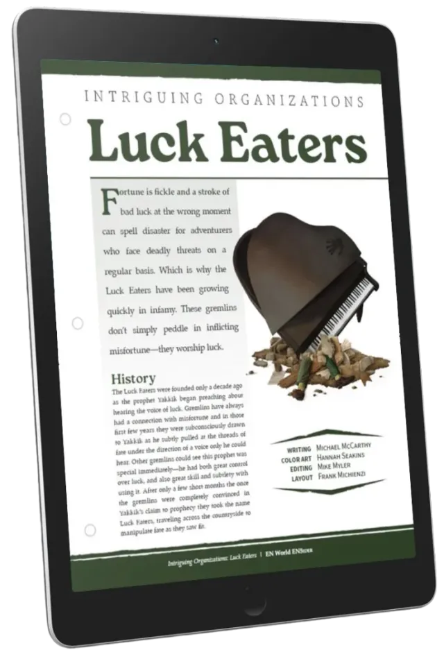 EN Publishing Luck Eaters D&D 5e monster PDF gremlins